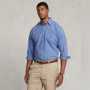 Ralph Lauren Blue Label Garment Dyed Yarmouth Oxford Cotton Dress‎ Shirt 16.5/33